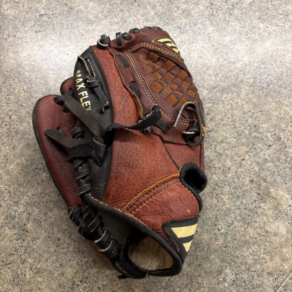 Mizuno MMX100P 10" Youth‎ Baseball Glove Power Close Dark Brown LHT Very Good